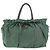 Sac à main PRADA Nylon Vert Or - vue 13