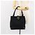 Autre Marque SAINT LAURENT Hand Bag Nylon Enamel Black Gold - vista 22