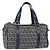 FENDI Zucchino Canvas Handtasche Navy Silver