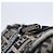 FENDI Zucchino Canvas Handtasche Navy Silver - Ansicht 10