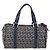 FENDI Zucchino Canvas Handtasche Navy Silver - Ansicht 2