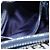 FENDI Zucchino Canvas Handtasche Navy Silver - Ansicht 21