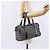 FENDI Zucchino Canvas Handtasche Navy Silver - Ansicht 22