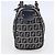 FENDI Zucchino Canvas Handtasche Navy Silver - Ansicht 3