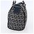 FENDI Zucchino Canvas Handtasche Navy Silver - Ansicht 4