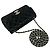 CHANEL Matelassé Coco Mark Schultertasche aus Lammleder Schwarz - Ansicht 4