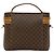 Céline Celine Vintage Macadam Pattern 2-Way Handbag Brown - view 3