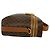 Céline Celine Vintage Macadam Pattern 2-Way Handbag Brown - view 6