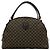 Céline CELINE Vintage Macadam Blazon Pattern Handbag Brown Black