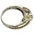 Autre Marque Anello Tiffany Vintage Signature Band Ring Argento D'oro - vista 5