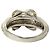 Autre Marque Anello Tiffany Vintage Signature Band Ring Argento D'oro - vista 6
