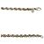 Autre Marque Collana Tiffany Vintage Twisted Rope Chain Argento - vista 5