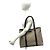 Borsa Tote in pelle Gucci GG Supreme Logo Marrone - vista 2