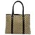 Borsa Tote in pelle Gucci GG Supreme Logo Marrone - vista 3
