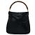 Bamboo GUCCI Vintage Bambus-Lederhandtasche Schwarz - Ansicht 3