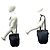 Loewe Vintage Anagram Logo Nappa Leder Semi-Shoulder Tote Bag Schwarz - Ansicht 2