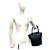 Borsa a mano in pelle Loewe Vintage Anagram Logo Mini Tote Bag Nero - vista 2