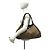 mala Tote Gucci em lona e couro castanho Marrom - vista 2