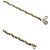 Autre Marque Tiffany & Co. Twist Rope Chain Necklace Silvery Golden - view 5