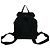 Prada Triangle Logo Hardware Tessuto Pocono Nylon Leather Backpack Black - view 3