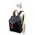 Zaino Loewe Goya Anagram Logo in pelle di vitello Marrone Nero Arancione - vista 2