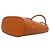 Borsa semi-spalla in pelle Burberry Shadow Horse Logo Arancione - vista 8