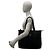 Prada Triangle Logo Hardware Tote Bag Black - view 2