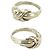 Autre Marque Anello Tiffany Vintage Signature Band Ring Argento - vista 3