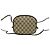 Gucci Vintage GG Pattern Mini-Schultertasche aus Leder Braun - Ansicht 3