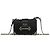 Prada Cahier Mini-Schultertasche aus Leder mit Logo und Kette Schwarz