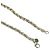 Autre Marque Collana Tiffany Vintage Twist Rope Argento D'oro - vista 5