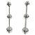 Autre Marque Tiffany & Co. HardWear Triple Drop Ohrringe Silber