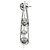 Autre Marque Tiffany & Co. HardWear Triple Drop Ohrringe Silber - Ansicht 3