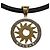 Bulgari BVLGARI Tondo Sun Halskette Silber Golden