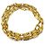 Céline Celine Vintage Triomphe Chain Armband Halskette 2-in-1 Golden - Ansicht 3