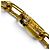 Céline Celine Vintage Triomphe Chain Armband Halskette 2-in-1 Golden - Ansicht 8