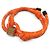 Pulseira com pingente laranja Miu Miu - vista 9