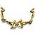 Céline Collana lunga CELINE Vintage Triomphe Horsebit Chain D'oro