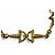Céline Collana lunga CELINE Vintage Triomphe Horsebit Chain D'oro - vista 4