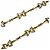 Céline Collana lunga CELINE Vintage Triomphe Horsebit Chain D'oro - vista 6