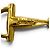 Céline Collana lunga CELINE Vintage Triomphe Horsebit Chain D'oro - vista 9