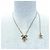 Collar accesorio 2-Way Chanel B25K Coco Mark Ribbon Dorado - vista 4