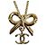 Collar accesorio 2-Way Chanel B25K Coco Mark Ribbon Dorado - vista 5