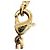 Collar accesorio 2-Way Chanel B25K Coco Mark Ribbon Dorado - vista 9