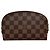 Louis Vuitton Pochette Cosmetic Makeup Pouch Marrom Damier ebene - vista 2