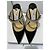 Jimmy Choo Bing 100 Mules de Charol con Correa de Cristal Negro - vista 2