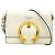 Bolso de hombro Jimmy Choo Madeline Blanco