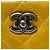 Chanel Matelassé Card Case in Yellow Leather - view 6