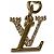 Llavero Louis Vuitton Micro Charm LV Iconic Dorado - vista 4