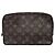 Louis Vuitton Trousses Toilette 23 Handbag Pouch Castaño